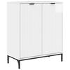vidaXL Sideboard H&ouml;gblanka vita 69,5 x 33 x 82 cm Konstruerat tr&auml;