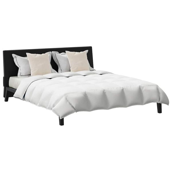 vidaXL Täckeset med kudde 3 pcs Vit Dunfjäder