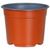 vidaXL Blomkruka 200 pcs Terracotta &Oslash; 15 x 12,5 cm Plast