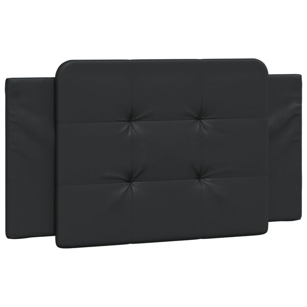 vidaXL Headboard Cushion "Zadar" Black 100 cm Faux Leather