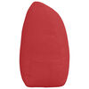 vidaXL Ryggkudde R&ouml;d 200 x 24 x 50 cm tyg