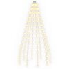 vidaXL Julgransbelysning 150 LED-lampor Varmvit 150 cm
