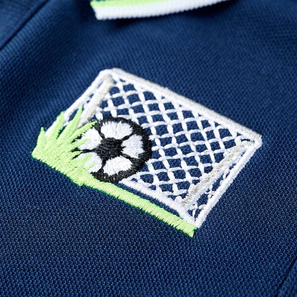 Pikétröja för barn marinblå 116