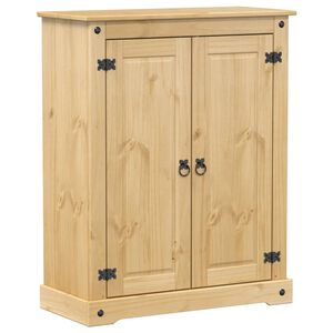 vidaXL Skosk&aring;p Corona 86x38,5x108 cm massiv furu