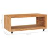 vidaXL Soffbord 110x60x40 cm massiv teak