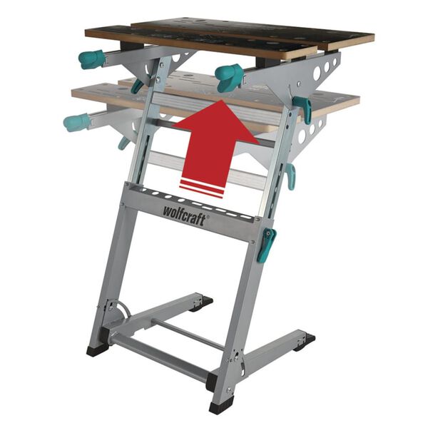 wolfcraft Arbetsbänk skruvstäd Master 700 6908000