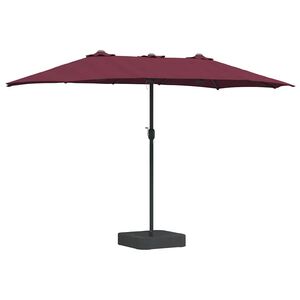 vidaXL Tr&auml;dg&aring;rdsparasol 385 x 209 x 244 cm Polyester och St&aring;l