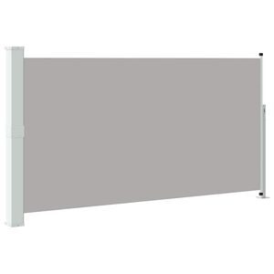 vidaXL Inf&auml;llbar sidomarkis f&ouml;r uteplats 160 x 300 cm gr&aring;