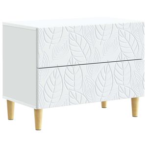 vidaXL S&auml;ngbord Vit 62 x 34,5 x 48 cm Konstruerat tr&auml;