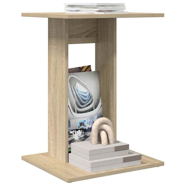 vidaXL Sidobord Sonoma-ek 45 x 40 x 62,5 cm Konstruerat tr&auml;