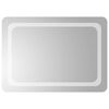 vidaXL Badrumsspegel LED 70x50 cm