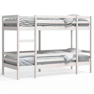 vidaXL V&aring;ningss&auml;ng vit 90x200 cm massiv furu