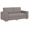 vidaXL 2-sitssoffa taupe 180x78x84 cm tyg