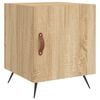 vidaXL S&auml;ngbord sonoma-ek 40x40x50 cm konstruerat tr&auml;