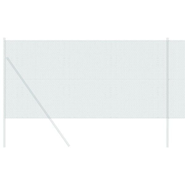 vidaXL Hexagonstängsel Grön 1.2 x 50 m Stål