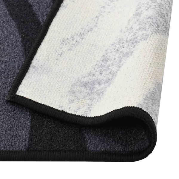 vidaXL G&aring;ngmatta svart 80x150 cm