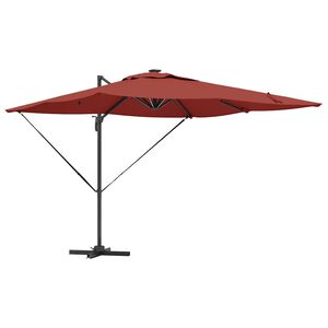 vidaXL Parasoll Terracotta 286 x 284 x 270 cm Aluminium och Polyester