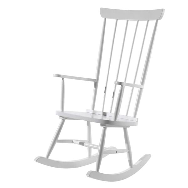 Vipack Gungstol Rocky trä vit