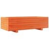 vidaXL Odlingsl&aring;da vaxbrun 90x40x26,5 cm massiv furu