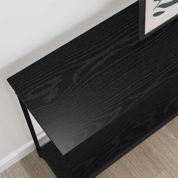 vidaXL Konsolbord Svart ek 101 x 30.5 x 75 cm Konstruerat tr&auml;