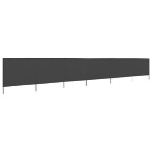 vidaXL Vindskydd 6 paneler tyg 800x80 cm gr&aring;