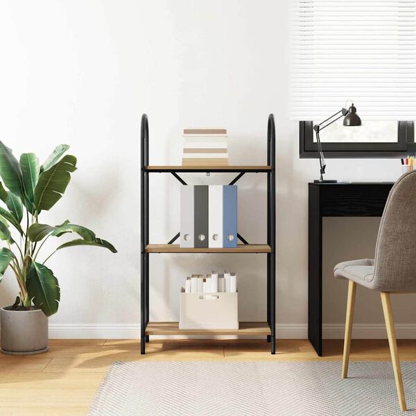 vidaXL Hyllsystem Artisan Ek 60 x 30 x 109 cm Konstruerat tr&auml;