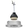 vidaXL Spotlight Silver 9 x 9 x 2 cm Aluminium