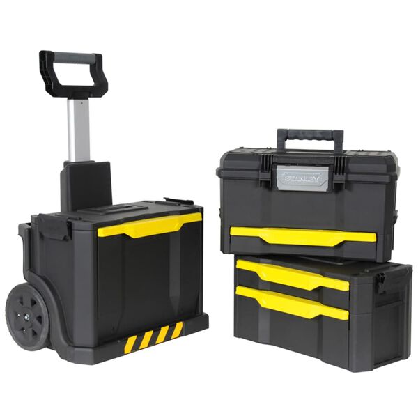 Stanley Rullande verktygsvagn plast svart 1-79-206