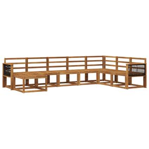 vidaXL Utomhussoffset 8 pcs Naturlig Massivt Akaciatr&auml;