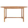 vidaXL Tr&auml;dg&aring;rdsbord 150x76 cm massiv teak