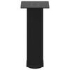 vidaXL Soffbordsben 4 st svarta 42-44 cm st&aring;l
