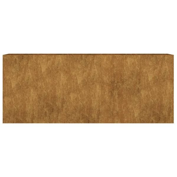 vidaXL Odlingslåda 200x40x80 cm rosttrögt stål