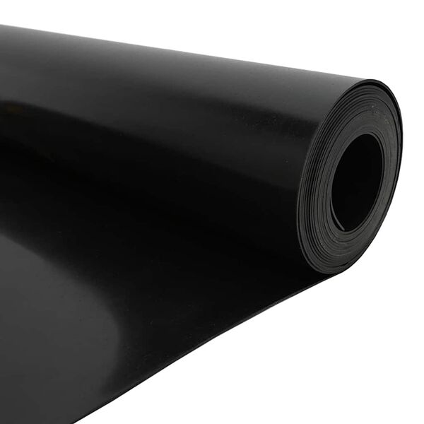 vidaXL Rotsp&auml;rr Svart 0,7 x 15 m polyeten