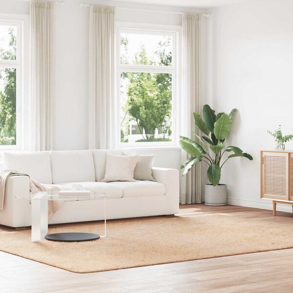 vidaXL Ryamatta med l&aring;ng lugg NAVARRA beige 240x340 cm polyester