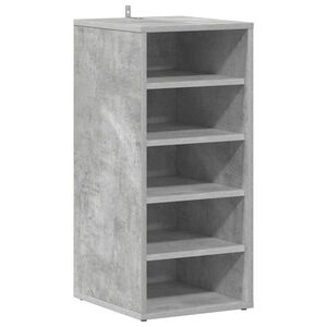 vidaXL Skosk&aring;p betonggr&aring; 31,5x35x70 cm konstruerat tr&auml;