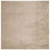 vidaXL Mjuk matta HUARTE med kort lugg tv&auml;ttbar sandbeige 120x120 cm