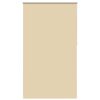 vidaXL Rullgardin m&ouml;rkl&auml;ggningsbeige 125x210 cm tyg bredd 121,6 cm