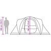 vidaXL Familjetält kupol 6 personer olivgrön vattentätt