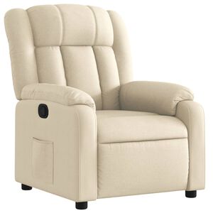 vidaXL Reclinerf&aring;t&ouml;lj gr&auml;ddvit tyg