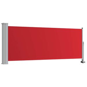vidaXL Inf&auml;llbar sidomarkis 100x300 cm r&ouml;d