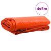 vidaXL Presenning 650g / m² Orange 4 x 5 m Canvas med PVC-beläggning