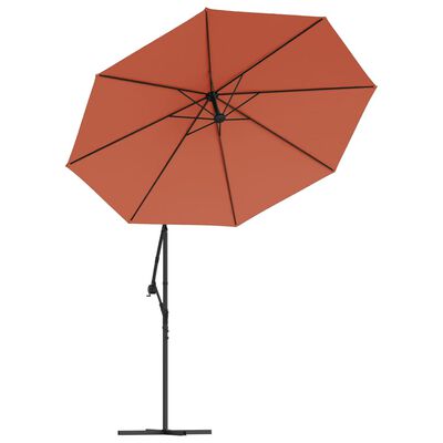 vidaXL Reservtyg för frihängande parasoll terrakotta 300 cm