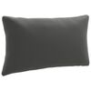vidaXL 1-delad ryggkudde PUTTEN 100% Polyester Antracit