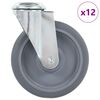 vidaXL L&auml;nkhjul med bulth&aring;l 12 st 125 mm
