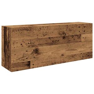 vidaXL V&auml;ggsk&aring;p f&ouml;r badrum &aring;ldrat tr&auml; 100x25x40 cm konstruerat tr&auml;