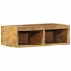 vidaXL V&auml;ggmonterad TV-b&auml;nk 60x30x19 cm massivt grovt mangotr&auml;