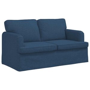 vidaXL Soffa Bl&aring; 144 x 80 x 85 cm tyg