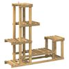 vidaXL V&auml;xtst&auml;ll Vit 93,5 x 25 x 91,5 cm Massivt Akaciatr&auml;