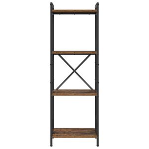 vidaXL Hyllsystem 40 x 30 x 119 cm Konstruerat tr&auml; Gammalt tr&auml;