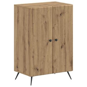 vidaXL Skosk&aring;p BREDA 59,5 x 39,5 x 90 cm Konstruerat tr&auml; Artisan-ek